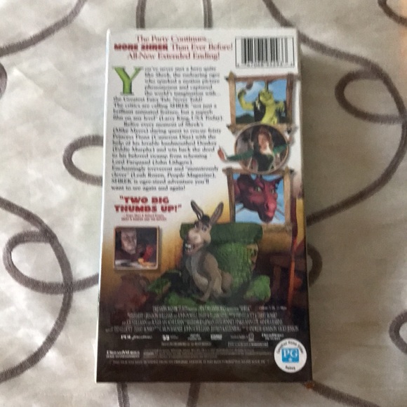 Shrek VHS Factory Sealed - Picture 2 of 2